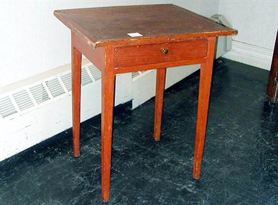 Lot 132 - Red Stained Pine Stand 19th Century The...