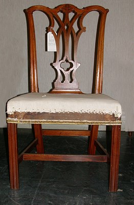 Lot 327 - Chippendale Mahogany Side Chair Philadelphia,...