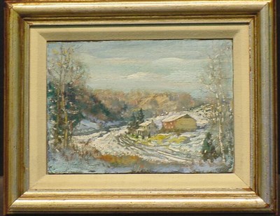 Lot 920 - Walter Emerson Baum American, 1884-1956 WINTER...