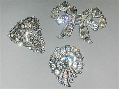 Lot 406 - Group of Three Eisenberg Original Rhinestone...