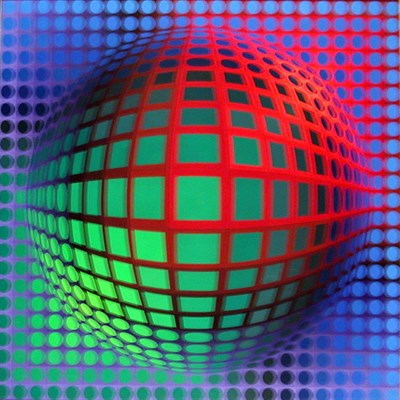 Lot 35 - Victor Vasarely French/Hungarian, 1908-1997...