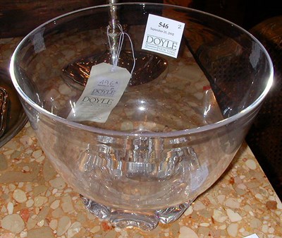 Lot 546 - Pair of Steuben Glass Bowls