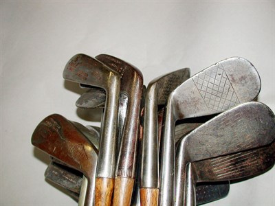 Lot 412 - For James Braid by Gibson, a putting cleek;...