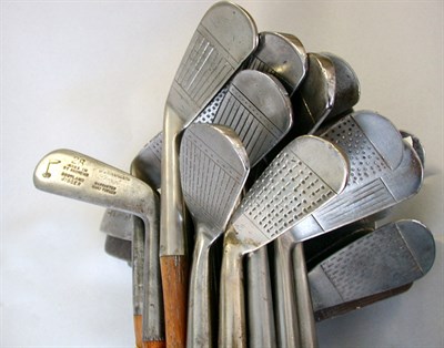 Lot 413 - A Winton pitcher with curved sole; a jigger;...