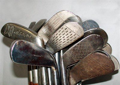 Lot 414 - A Spalding approaching iron; a sky iron; and...