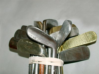 Lot 425 - An Orion type flange putter; a Pearson Monel D...