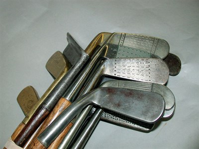 Lot 427 - A Parks patent wry neck putter for Slazenger;...