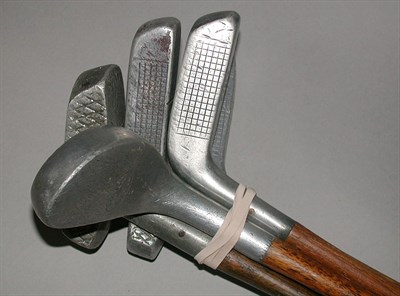 Lot 461 - Two Schenectady type putters; three Standard...