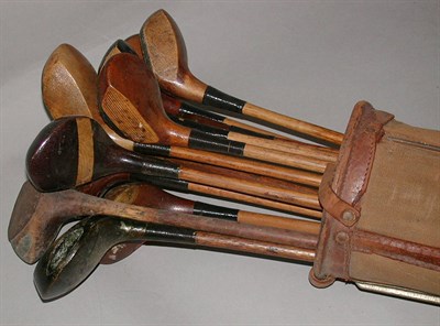 Lot 430 - Twelve socket woods, including five brassies,...