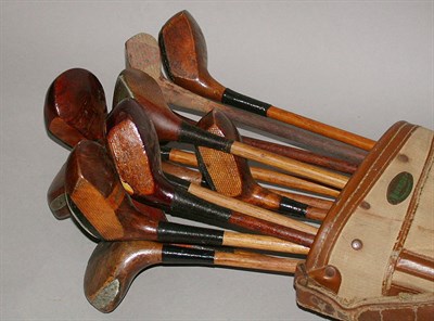 Lot 431 - Twelve socket woods, including two brassies. (12)