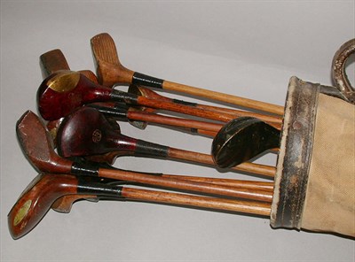 Lot 433 - Thirteen socket woods, including four brassies...