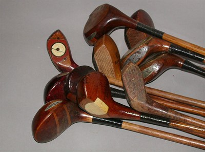 Lot 434 - Twelve socket woods, including six brassies...