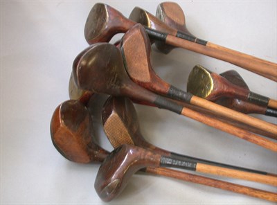 Lot 435 - Twelve socket woods, including six brassies...