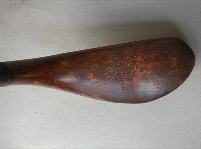 Lot 486 - An R. Forgan golden beech headed play club...