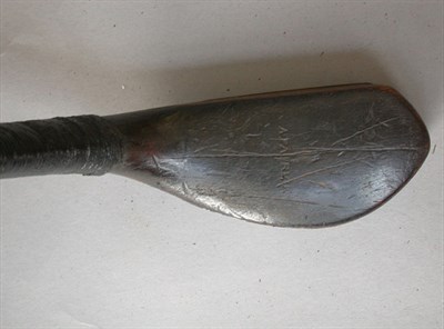 Lot 488 - An A. Patrick dark stained beech headed late...