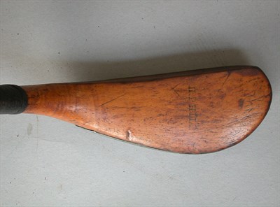 Lot 489 - An H. Philp golden thorn wood headed putter...