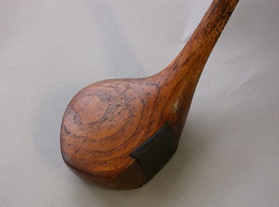 Lot 483 - A Slazenger/Lenox one piece hickory driver by...
