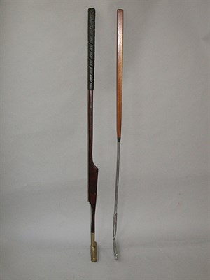 Lot 447 - A Carness shallow blade putter with half steel...