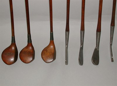 Lot 490 - Donald Ross' set of playing clubs, comprising...