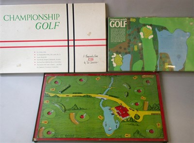 Lot 497 - A Palle printed tin plate golf game, 21 1/2" x...
