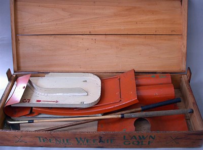 Lot 499 - A boxed set of Teeny Weeny Lawn Golf,...