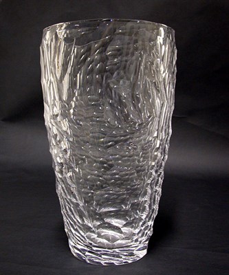 Lot 183 - Schneider Cut Glass Vase Of swollen...
