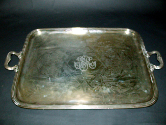 Lot 446 - Christofle Silver-plated Two-Handled Tray