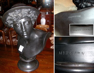 Lot 314 - Wedgwood Basalt Bust of Mercury