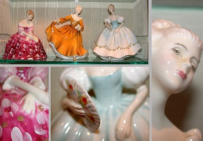 Lot 407 - Group of Three Royal Doulton Porcelain Figures