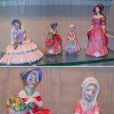 Lot 401 - Group of Four Royal Doulton Porcelain Figures