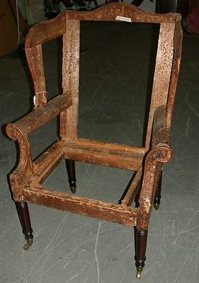 Lot 212 - Federal Mahogany Easy Chair New England, early...