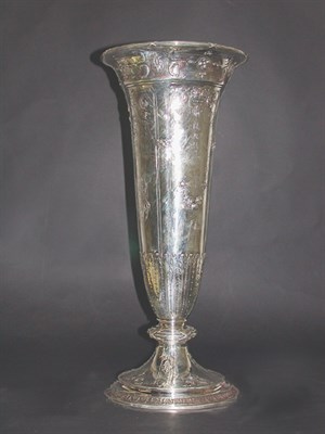 Lot 529 - Gorham Sterling Silver Trumpet Vase With...