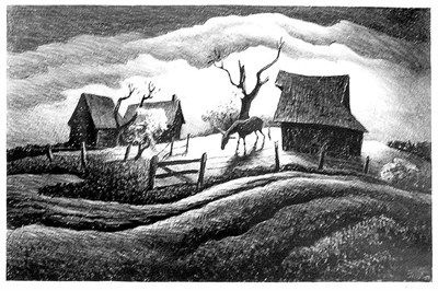 Lot 155 - Thomas Hart Benton RAINY DAY (F. 23)...