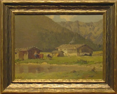 Lot 176 - Josef Willroider Austrian, 1838-1915 ALPINE...