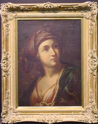 Lot 94 - Bolognese School 17th Century HEAD OF A SYBILL...