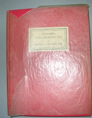 Lot 84 - [DERRYDALE PRESS] REYNAL, EUGENE S. Thoughts...
