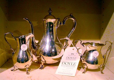 Lot 491 - Gorham Sterling Silver Three-Piece Coffee...