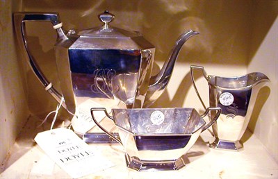 Lot 495 - Gorham Sterling Silver Three-Piece Tea Service...