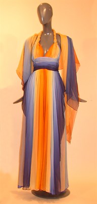 Lot 67 - Givenchy Boutique Ombre Chiffon Evening Gown...