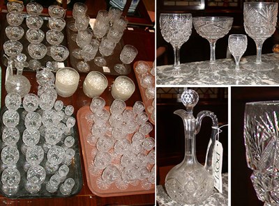 Lot 426 - Group of Colorless Cut Glass Barware...