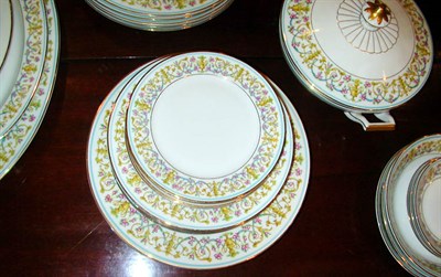 Lot 149 - Continental Gilt and Floral Decorated...