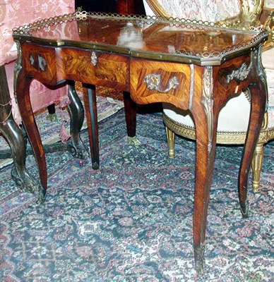 Lot 584 - Louis XV Style Bronze Mounted Burl-Wood Side...