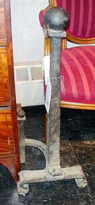 Lot 178 - Two Pairs of Renaissance Revival Iron Andirons