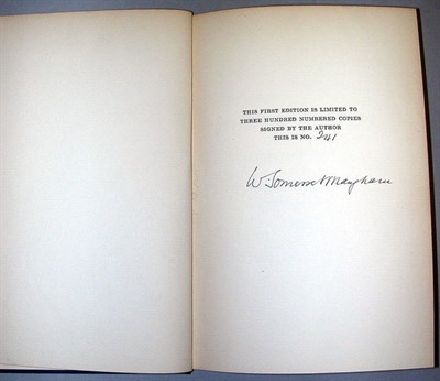Lot 107 - MAUGHAM, W. SOMERSET The Unconquered 8vo,...