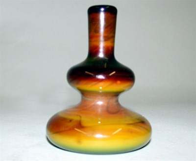 Lot 232 - Tiffany Agate Glass Cabinet Vase Of knopped...