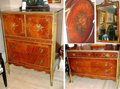 Lot 673 - Louis XV Style Mahogany Bedroom Suite...