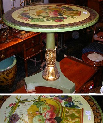 Lot 241 - Regency Style Painted Center Table