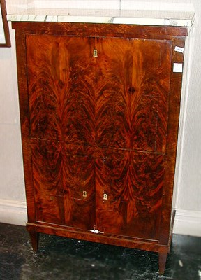 Lot 227 - Neoclassical Style Marble Top Mahogany...