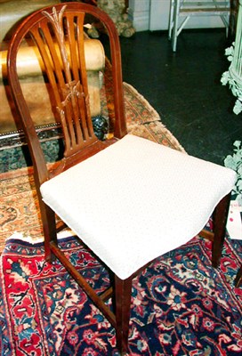 Lot 151 - Set of Five Georgian Style Upholstered...