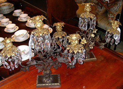 Lot 216 - Pair of Louis Philippe Gilt and...